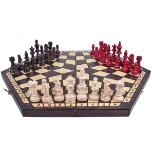Three players chess sets
